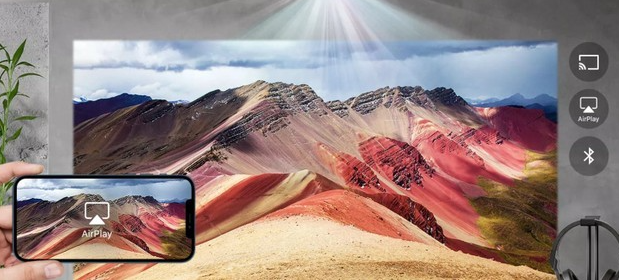 LG宣布支持AirPlay 2的4K激光投影仪