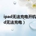 ipad无法充电开机（ipad无法充电）
