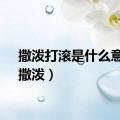 撒泼打滚是什么意思（撒泼）