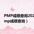 PMP成绩查询2023（pmp成绩查询）