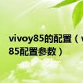 vivoy85的配置（vivoy85配置参数）