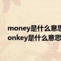 money是什么意思（monkey是什么意思）