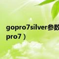 gopro7silver参数（gopro7）