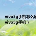 vivo5g手机怎么刷机（vivo5g手机）
